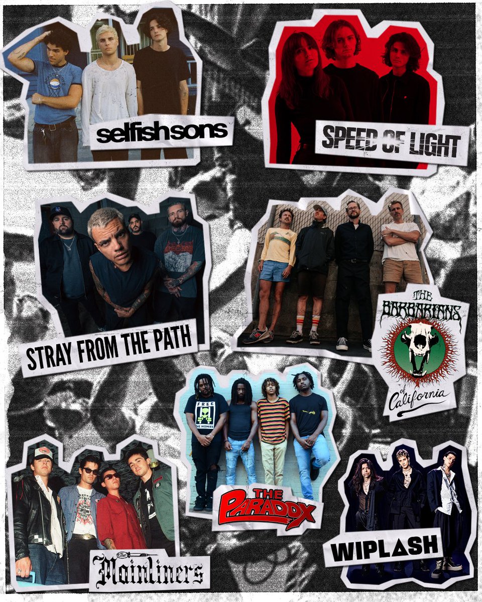 if ur hyped to find some new faves at warped long beach, we’ve got a solid start for u here 🎵