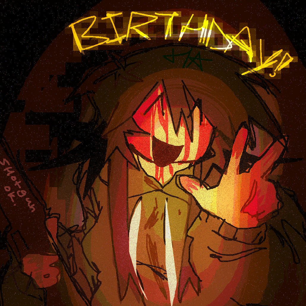 Angelucids's tweet image. some birthday scribbles i made for myself