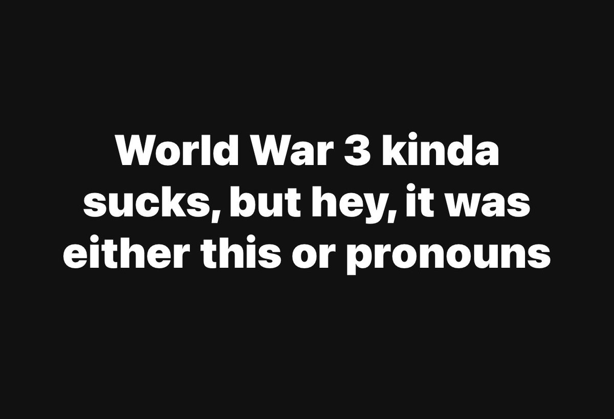 Why does it have to be either one? We are all fucking adults. My 7-year-old niece is more adult than the guy who’s supposed to running this country. He says he wants it to be 1 of the best countries. Instead, he’s running it to ruin. He has proven, his business skills suck and he