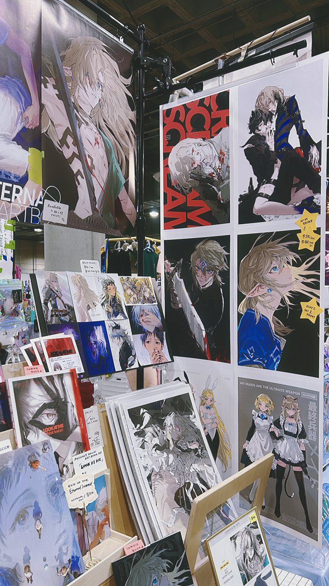 🥰our table!!

#AX2025ArtistAlley #AXArtistAlley2025