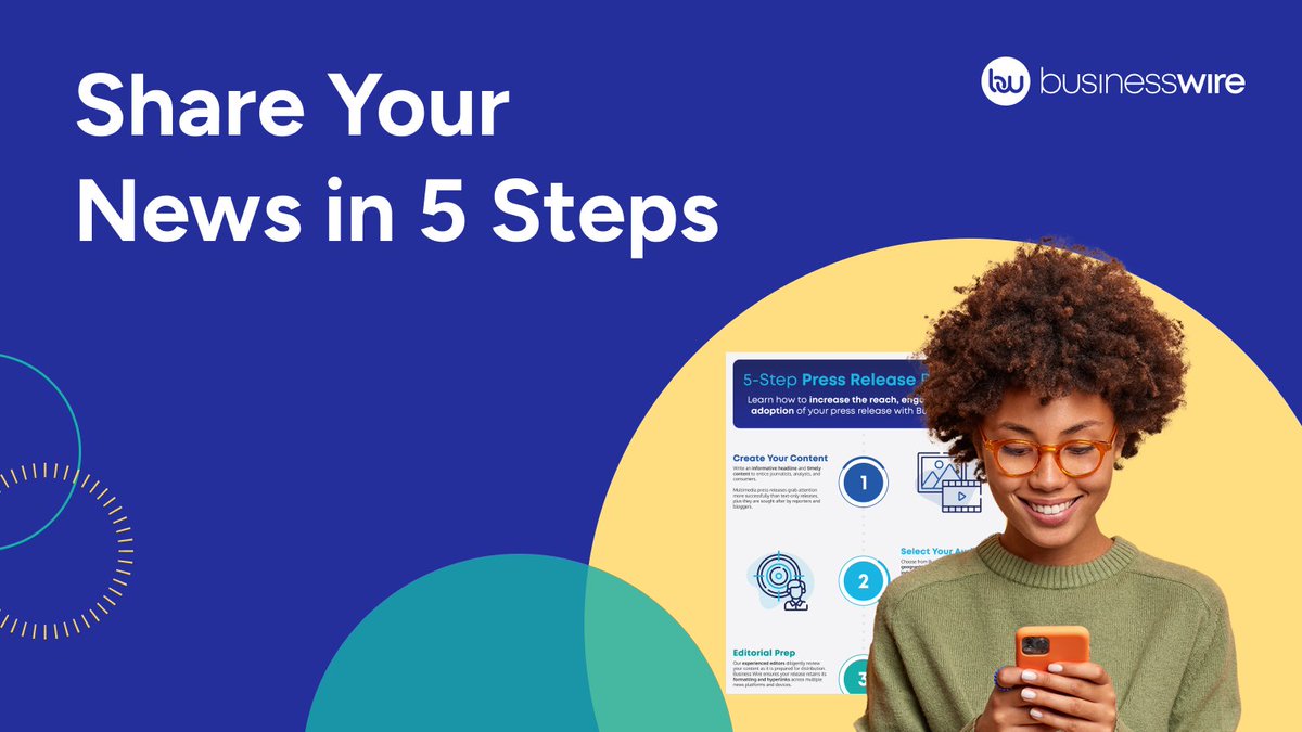 Business Wire distributes your news in five easy steps. Find out how. #pressrelease #newsrelease #PR #communications hubs.la/Q03qj6r00