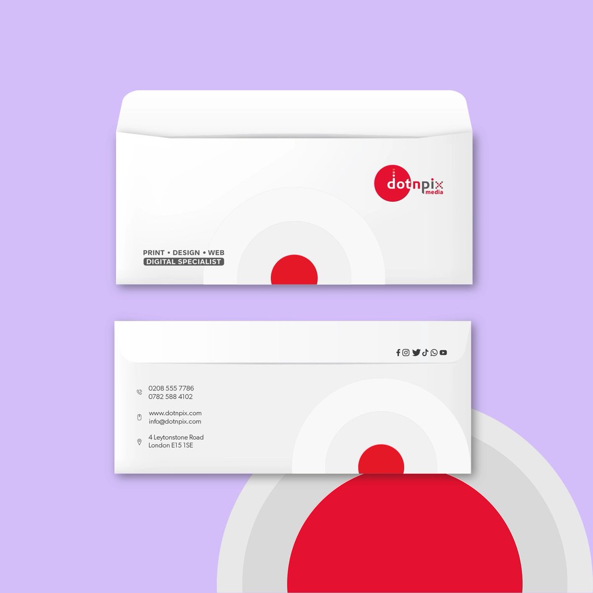 dnpMedia's tweet image. "✉️ Need custom envelopes for your business in London? Look no further than dotnpix! 💌 Our high-quality printing services will make your mail stand out. #CustomEnvelopes #LondonPrinting #BusinessStationery"