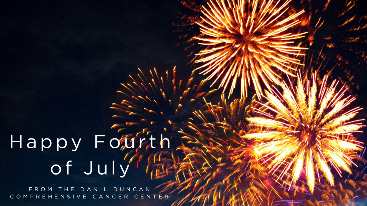 BCMCancerCenter's tweet image. Dan L Duncan Comprehensive Cancer Center will be closed July 4 to celebrate Independence Day. We will reopen Monday, July 7. #FourthOfJuly #IndependenceDay