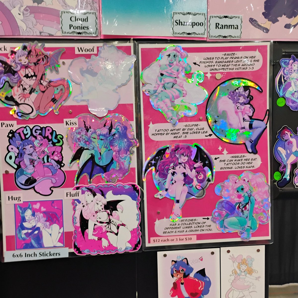 Zambicandy's tweet image. Day 1 @AnimeExpo ๐ฉท come find me in artist alley at L58 (I'm towards the back near the 18+ booth) also you might need to scooch around ppl to get to me ๐ฉท