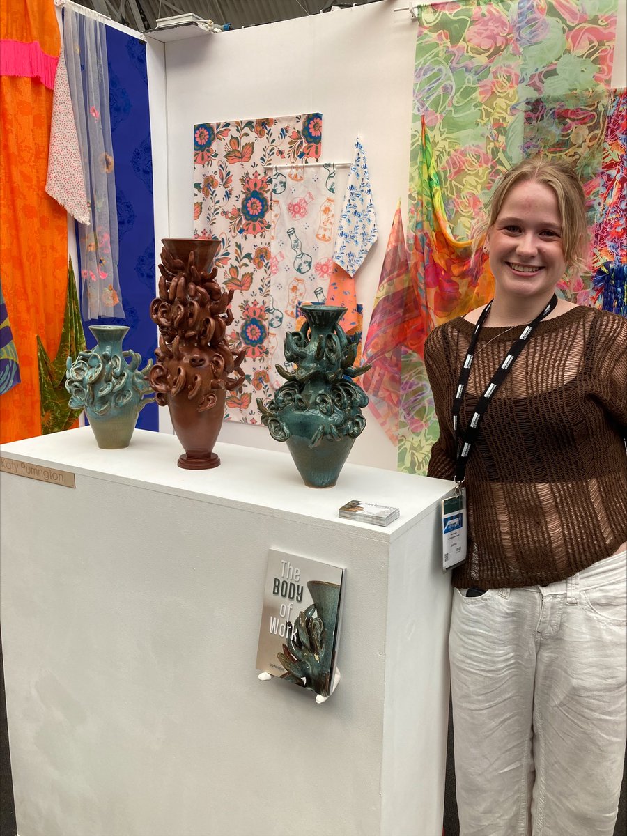 PipersSenior's tweet image. Year 12 Textiles and Mrs Maynard have had an excellent day at New Designers. It was especially special to see three Pipers Alumnae exhibiting their graduate work. Well done Hannah, Emily and Katie your work is fantastic. #PipersSixthform #PipersTextiles #PipersInspire