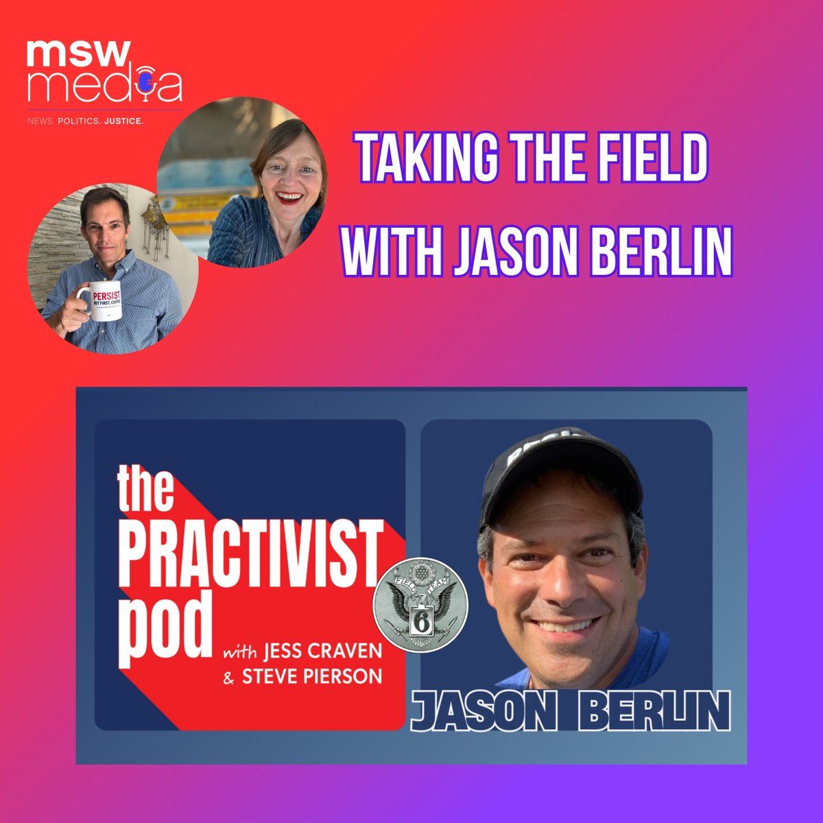 MSW Media (@mswmediapods) on Twitter photo ICYMI: #PractivistPod 🎤 with @bluesboysteve & #jesscraven practivistpod.com #MSWMedia
Guest: <a href="/JasonBerlin/">Jason Berlin</a>
Listen: redcircle.com/shows/dce195eb… ICYMI: #PractivistPod 🎤 with @bluesboysteve & #jesscraven practivistpod.com #MSWMedia
Guest: <a href="/JasonBerlin/">Jason Berlin</a>
Listen: redcircle.com/shows/dce195eb…