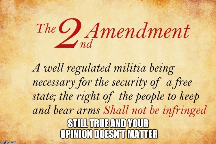 I keep getting people saying they are unfollowing me because I have been pushing the 2nd Amendment too hard this week.

Let me be very clear. This is not going to stop. The 2nd Amendment is unapologetically the primary focus of this account.

It will continue to be so with or