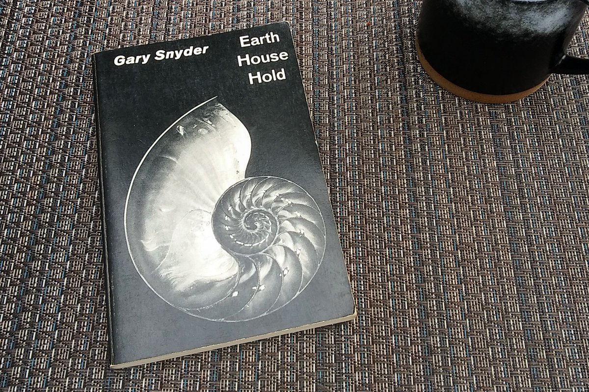 GregoryKindall's tweet image. I read Earth House Hold, by Gary Snyder, a 1969 New Directions selection of his journal entries and essays.