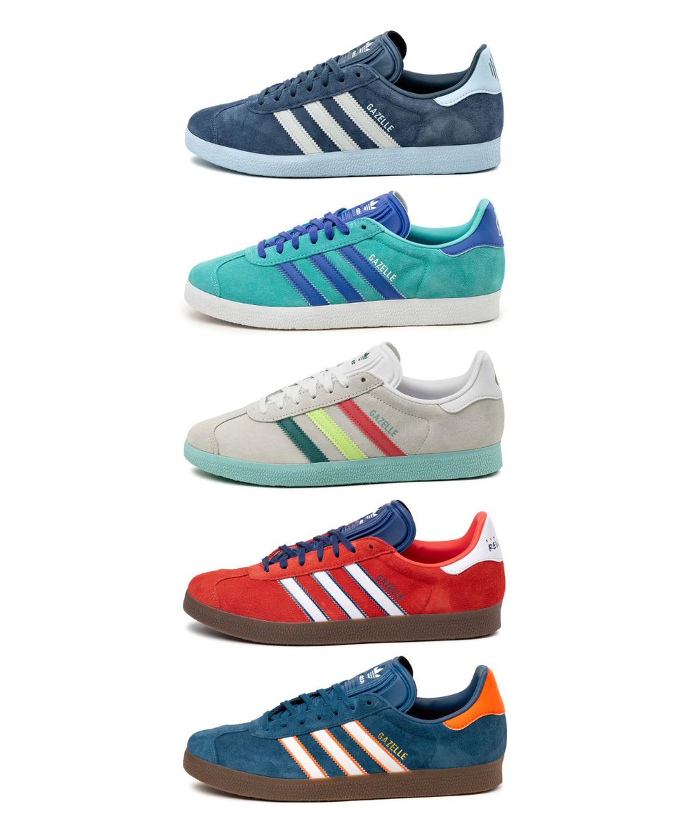 More teams added to the adidas Gazelle "MLS" pack   All release 7/16 for  $110