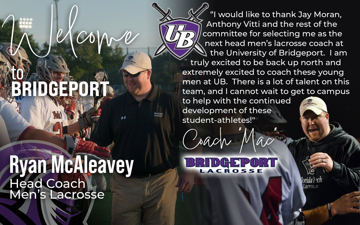 THE COACH MAC ERA ⚔️ 🥍

Incredibly Excited to Announce Ryan McAleavey as our new Men's Lacrosse Coach!

FULL STORY: shorturl.at/JLCFM