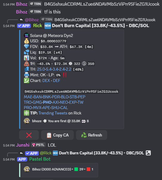 PastelAlpha's tweet photo. It is once again time to lock in, like @bihozNFTs! 

$DBC 33k > 35m (1060x!!) https://t.co/AjJ1TvOVeG