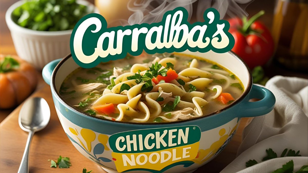 recipears's tweet photo. Cozy up with this Easy Carrabba’s Chicken Noodle Soup Recipe! 🍜 Warm, comforting, and super simple to make at home. Perfect for any day you need a little comfort. 🥄💛

Get the full recipe here 👉https://t.co/1pbGSMwRXn

#ChickenNoodleSoup #Carrabbas #EasyRecipe #ComfortFood https://t.co/8iMdCbjGwD