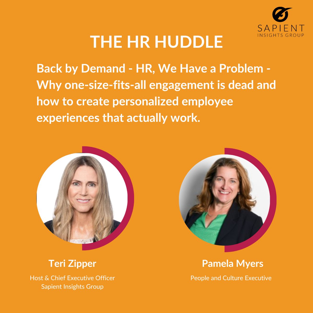 In this ep of HR, We Have a Problem, <a href="/tazipper/">TAZ</a> &amp; guest Pam Myers discuss evolution from basic job satisfaction to tailored approaches considering career development and individual values.

🎧  apple.co/44J763r