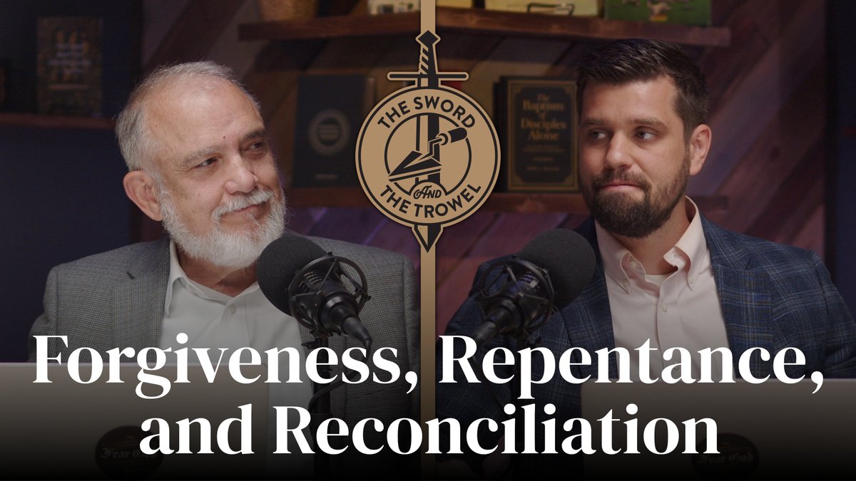 FoundersMin (@foundersmin) on Twitter photo šļø NEW EPISODE: Today on The Sword & The Trowel podcast, <a href="/tomascol/">Tom Ascol @tomascol</a> and <a href="/GundenGraham/">Graham Gunden</a> discuss what is involved in forgiveness and reconciliation, and what role repentance plays in both. They also address the perennial question of whether Christians are obligated to forgive those šļø NEW EPISODE: Today on The Sword & The Trowel podcast, <a href="/tomascol/">Tom Ascol @tomascol</a> and <a href="/GundenGraham/">Graham Gunden</a> discuss what is involved in forgiveness and reconciliation, and what role repentance plays in both. They also address the perennial question of whether Christians are obligated to forgive those