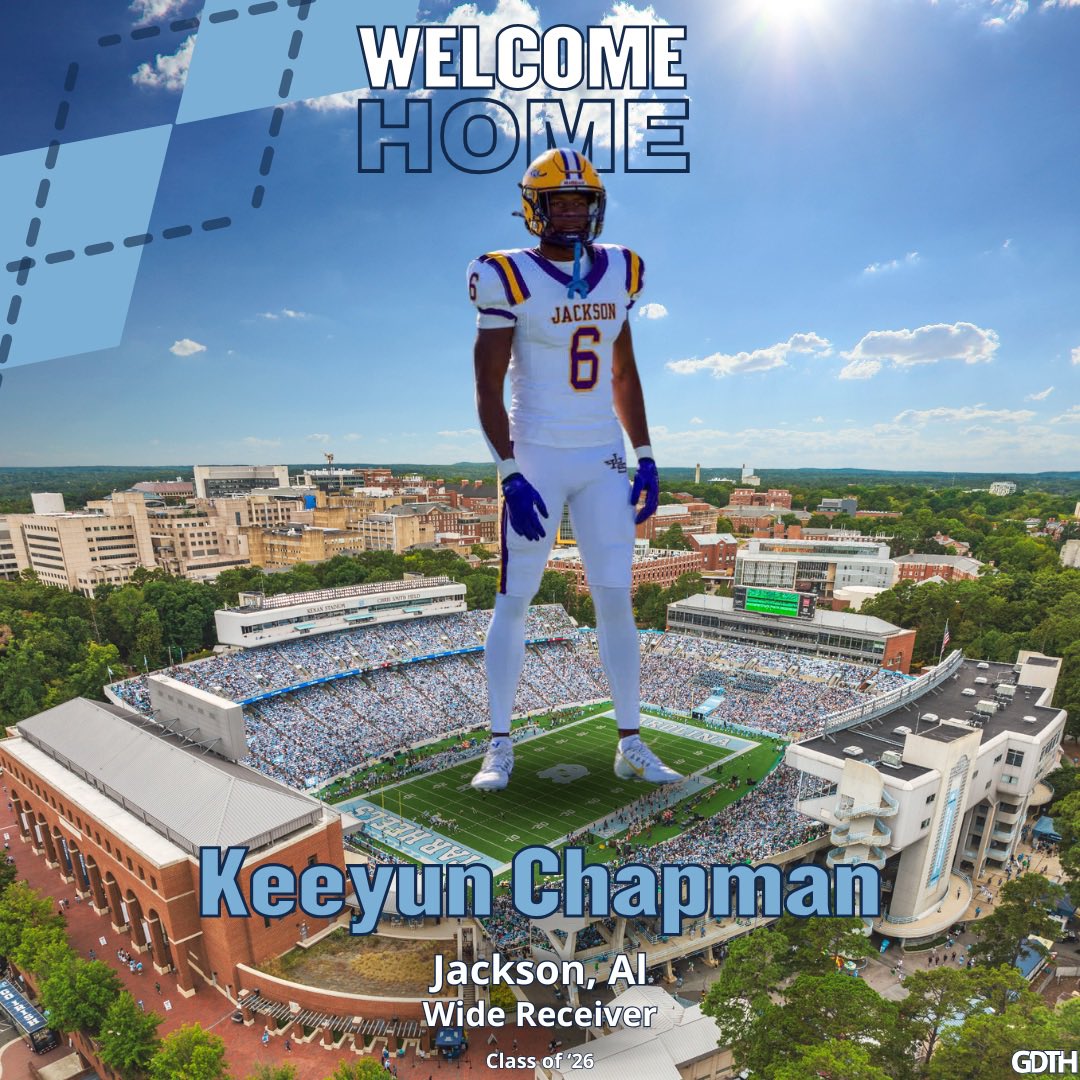 Great Day Tar Heel (@greatdaytarheel) on Twitter photo HUGE Commit!!
Go follow the top commit in our class, <a href="/keeyunchapman/">Keeyun Red Chapman</a> and welcome him to the Carolina Family! 🏈🐏 HUGE Commit!!
Go follow the top commit in our class, <a href="/keeyunchapman/">Keeyun Red Chapman</a> and welcome him to the Carolina Family! 🏈🐏