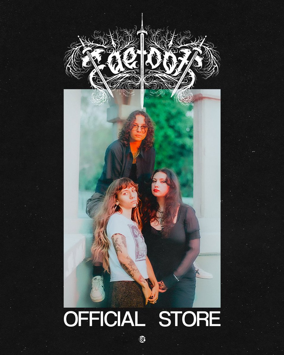 faetooth's tweet image. Check out our official EU/UK merch store to pre-order our upcoming album and pick up any merch you may have missed from our last tour! @EVILGREED
evilgreed.net/collections/fa…