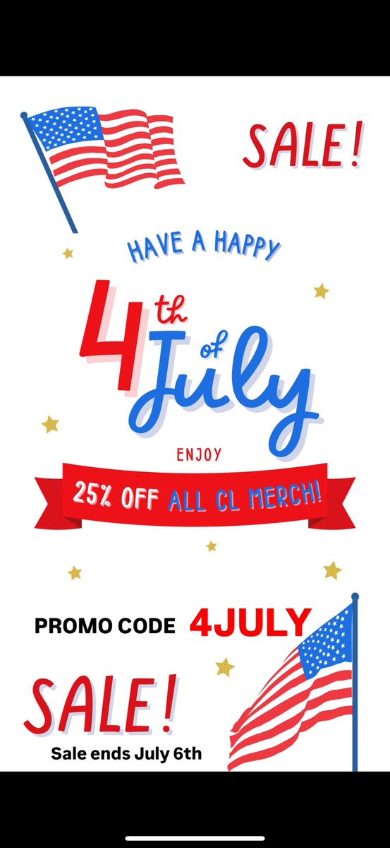 lundgaardoff's tweet image. 4TH OF JULY SALE ON ALL MERCH!
CHRISTIANLUNDGAARD.com
Sale ends July 6th