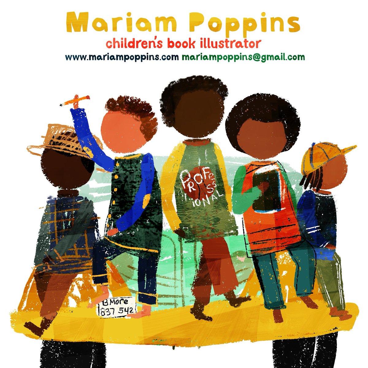 It’s #KidLitArtPostcard  day 👋🏽!
My name is Ameenah and I’m a #childrensbookillustrator based in Maryland! ✏️🌸💕

I love illustrating books that are : 
✏️inspiring
✏️adventurous 
✏️call to doing good 
✏️ environmental
✏️food related 

Let’s work together! We are currently open