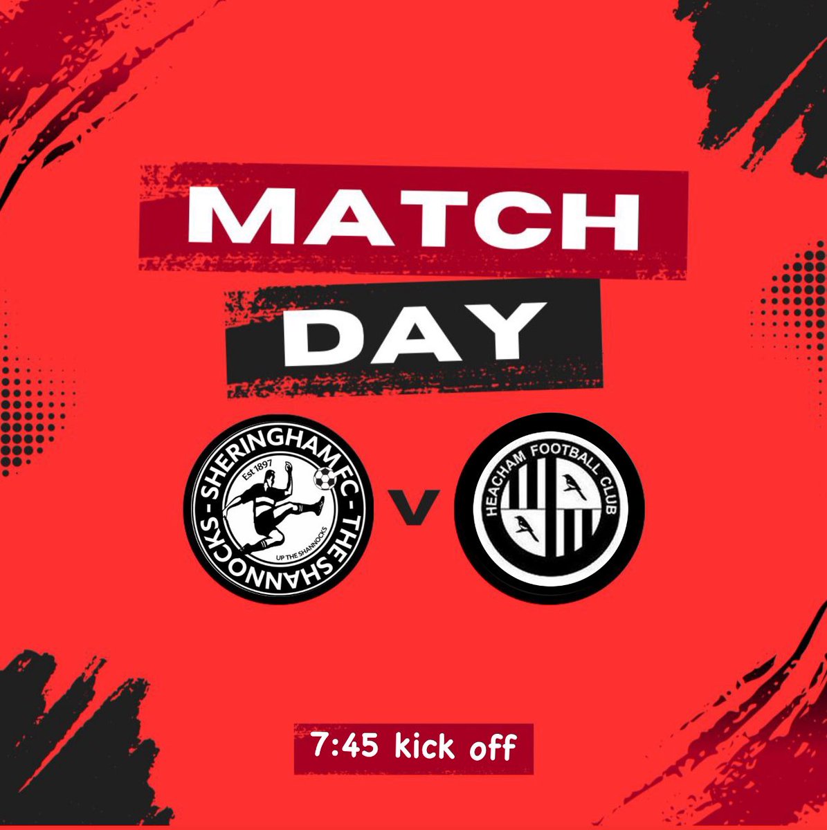Sheringham FC (@sheringhamfc) on Twitter photo Slight change in opposition but looking forward to starting our campaign! Thanks <a href="/HeachamFC/">Heacham F.C</a> for filling the fixture in such short notice! 🍻
Please come down and support the lads! ⚽️
⚽️ Sheringham vs Heacham
📅 Friday 4th July
📍Sheringham NR26 8WD
⏰ 7:45pm Slight change in opposition but looking forward to starting our campaign! Thanks <a href="/HeachamFC/">Heacham F.C</a> for filling the fixture in such short notice! 🍻
Please come down and support the lads! ⚽️
⚽️ Sheringham vs Heacham
📅 Friday 4th July
📍Sheringham NR26 8WD
⏰ 7:45pm