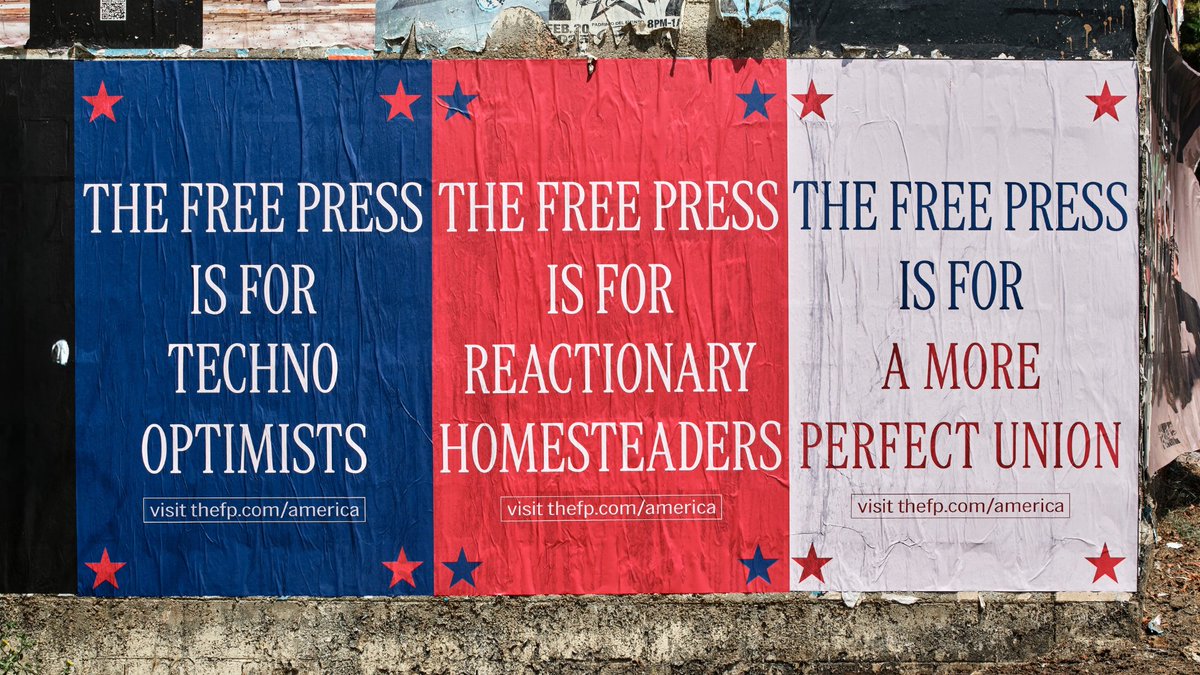 A Free Press for free people.

Now up across D.C., NYC, Boston, and LA 🔥