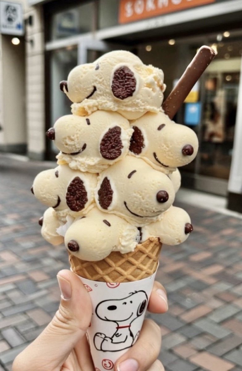 schnell noch ein Eis für die TL 😍