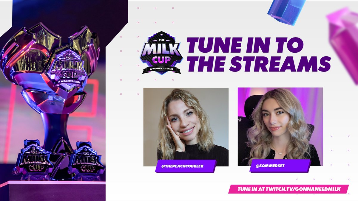Don't miss a moment of the action during tonight's #TheMilkCup Series 2 Open Qualifier with watch parties hosted by <a href="/TheSommerset/">Sommerset</a> and <a href="/Thypeachcobbler/">Peach</a> 🏆

📺 twitch.tv/GonnaNeedMilk
📺 twitch.tv/Sommerset 
📺 twitch.tv/ThePeachCobbler

Live at 4pm PT/7pm ET! 🥛