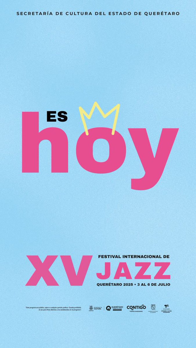 ¡La espera terminó! 🤩🎷
Hoy, Querétaro late al ritmo del Jazz

Ven a vivir la música como nunca antes. 🎶

Conoce la programación: queretaro.gob.mx/documents/4870…

#Contigo #Qromunidad #CulturaDePaz #JuntosAdelante #AlSiguienteNivel