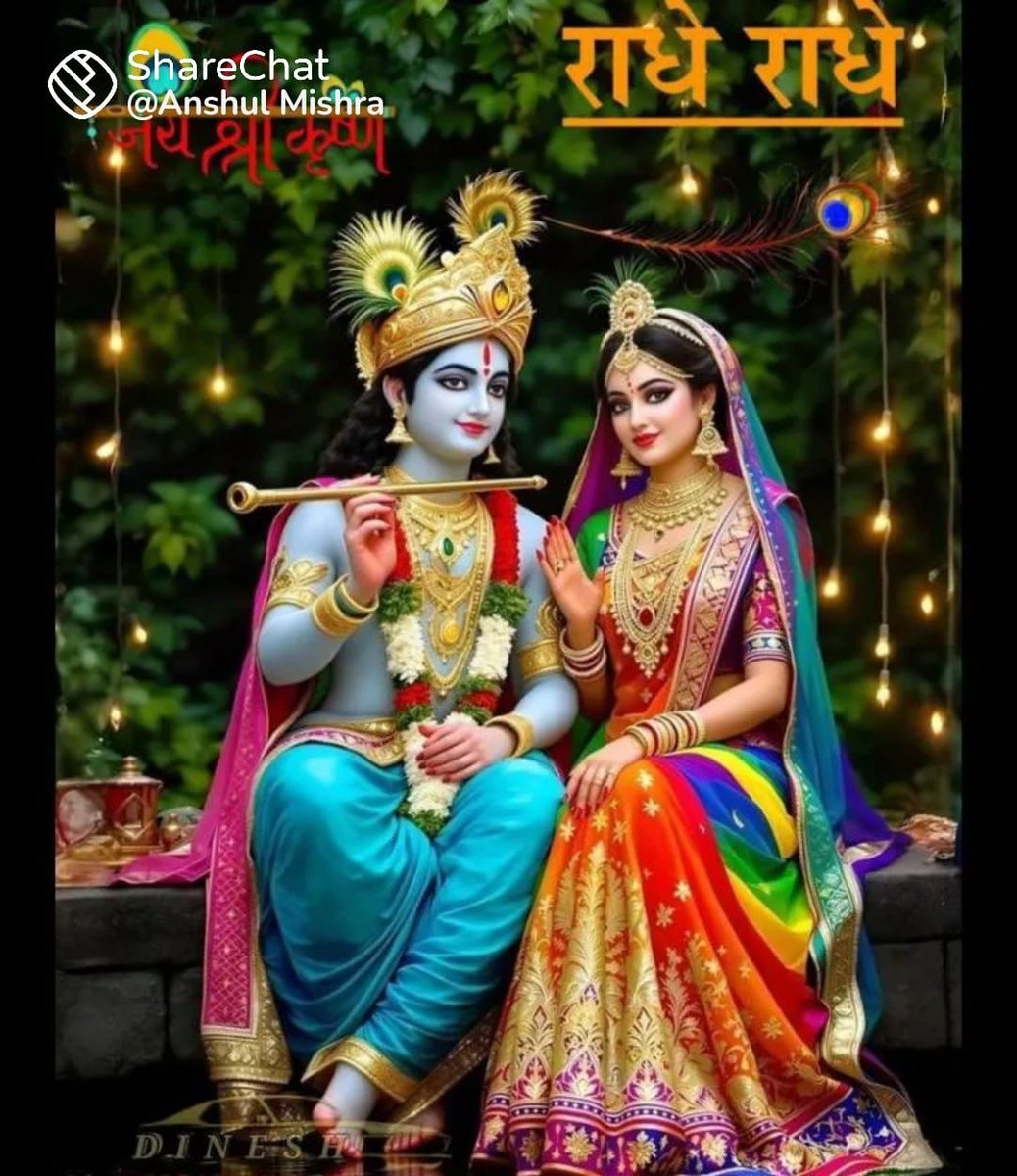 जय श्री राधे🌼🌼 
🌼🔴 जय श्री कृष्णा
        शुभ रात्रि 🙏