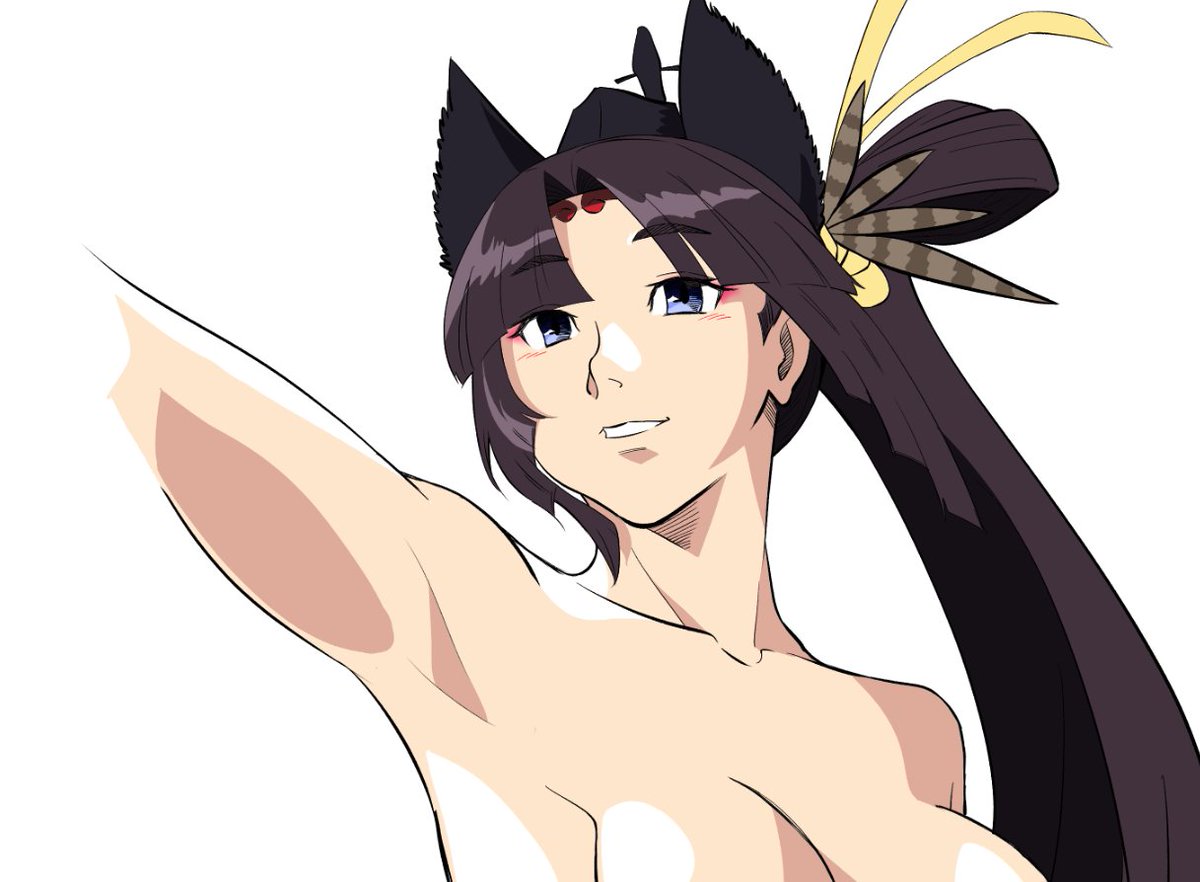 Tryxp_tin2003's tweet image. It&apos;s been a long time since I&apos;ve drawn Ushi.
#FGO 
#FateGrandOrder 
#FateGO