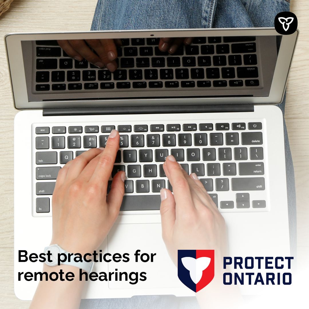 If you will be participating in a remote hearing, take some time to review some best practices before your court date to ensure that you are prepared when you log in.

🔗: ontariocourts.ca/scj/notices-an…