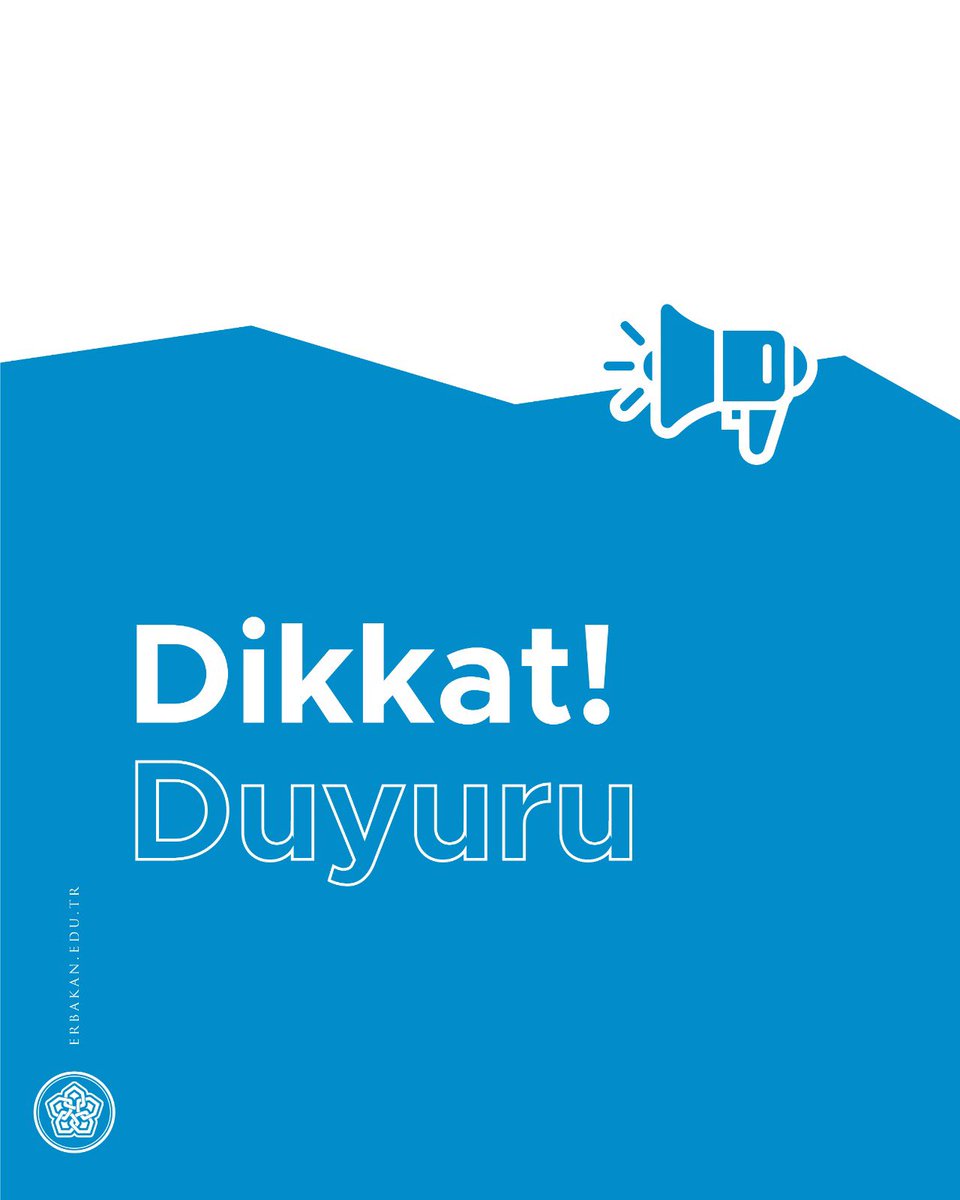 #NEÜduyuru📢

2025-2026 Eğitim-Öğretim Yılı Güz Yarıyılı Lisansüstü Öğrenci Alımı İlanı

Sağlık Bilimleri Enstitüsü
➡️ erbakan.edu.tr/tr/birim/sagli…

Eğitim Bilimleri Enstitüsü
➡️ erbakan.edu.tr/tr/birim/egiti…

Sosyal Bilimler Enstitüsü
➡️ erbakan.edu.tr/tr/birim/sosya…

Fen Bilimleri Enstitüsü
➡️