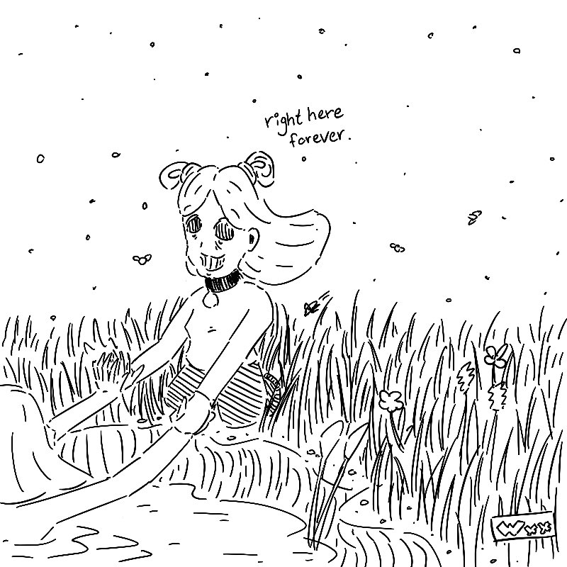 peanutgarbage's tweet image. right here forever