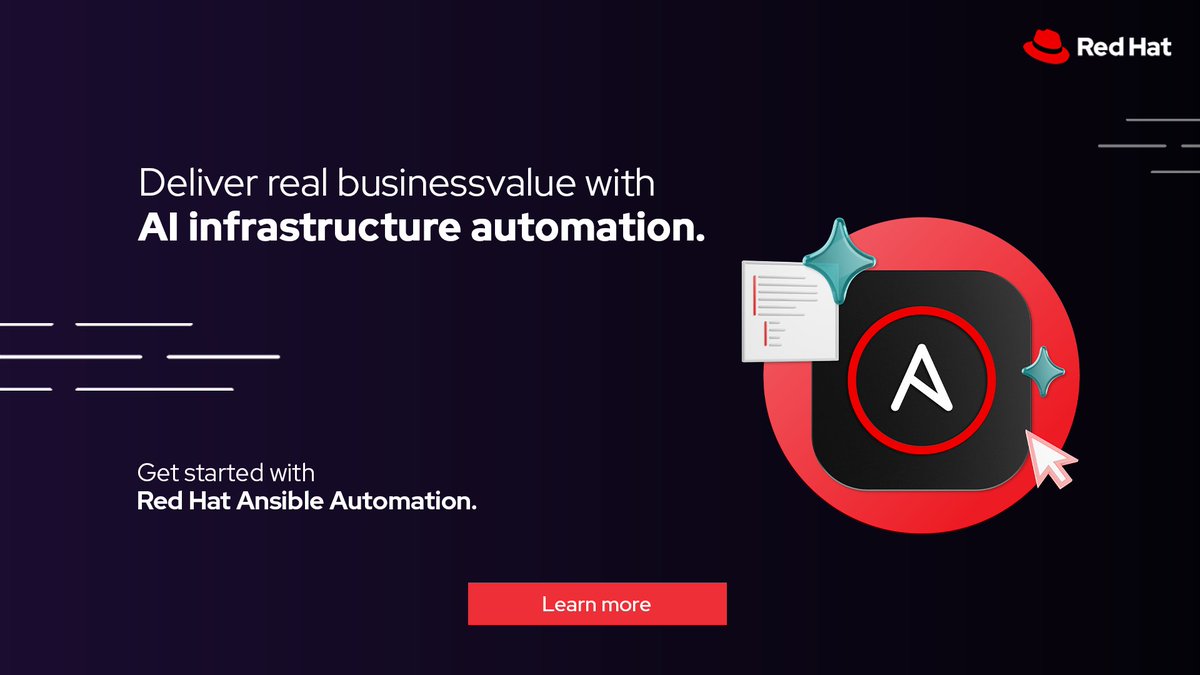 With Red Hat Ansible Automation Platform and Ansible Lightspeed, Indian IT companies can automate AI infrastructure while reducing costs, cutting complexity, and accelerating time-to-value. Learn more: red.ht/4labTkq