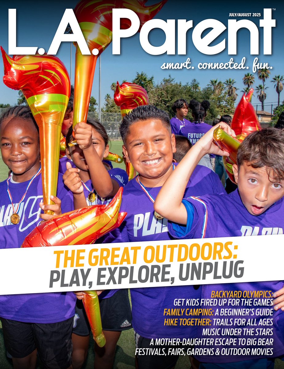 Our annual Summer Survival Guide is here! 
 
Dive into our new issue featuring our editors’ picks on fun things to do throughout July and August before school starts—from backyard Olympics, sounds under the stars, exploring Big Bear Lake and much more!

📖 LAParent.com