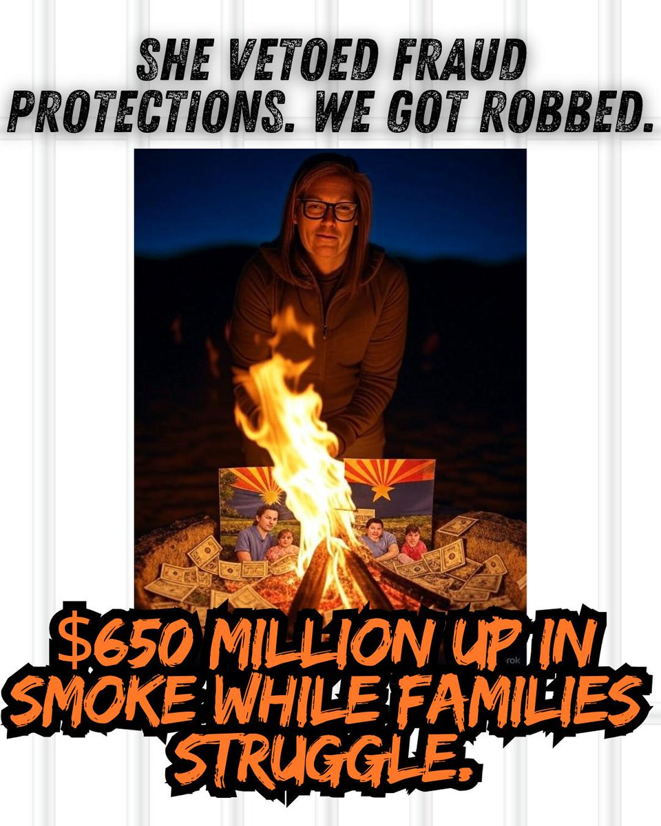 She vetoed Bills that protected Arizona citizens, protecting illegals,  fraudsters, and her donors.