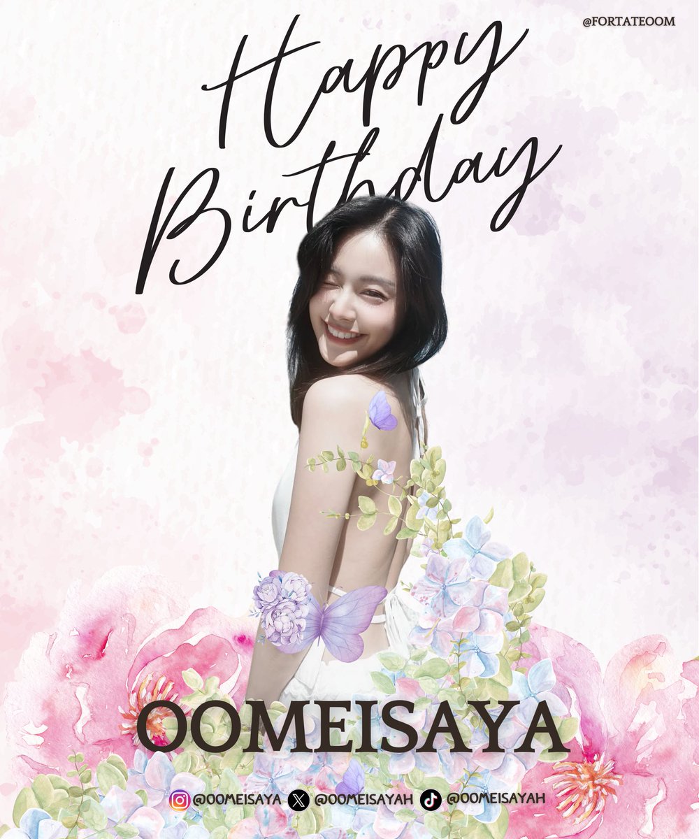 Happy Birthday to Oomeisaya 🎂🎀

ขอให้ปีนี้เป็นปีที่ดีของอุ้มน้า ขอบคุณที่เป็นแรงบันดาลใจ และแสงสว่างที่ทำให้ทุกวันดูสดใส🌷✨

พวกเราจะอยู่ข้างๆซัพพอร์อุ้มไปเรื่อยๆน้า🥨🧡
[TrendForTateOom]

HAPPY B-DAY OOMEISAYA
#29thHappyOomeisDay
#อุ้มอิษยา #Oomeisaya