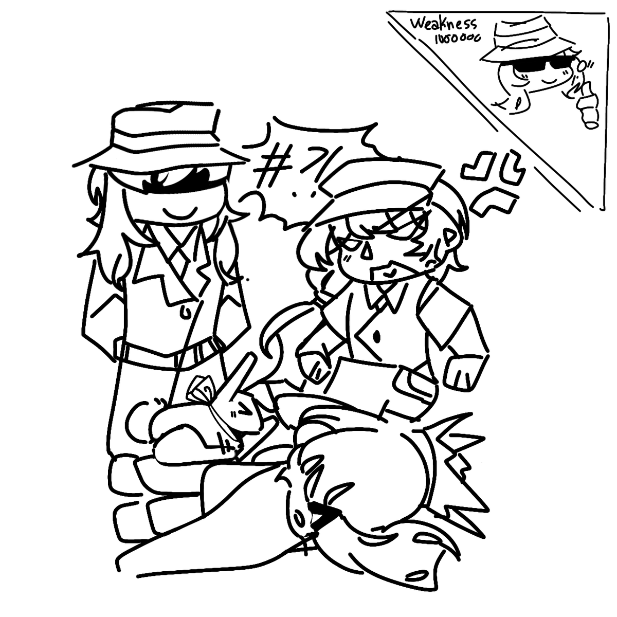 Ethereal_VN's tweet image. "kys, Itrapped"
Different artstyle same artist—.. haha not Elli and Maf Bullying Itrap cuz being a bad companion for Chance in the past
· — Hastag Zones — ·
#forsakenfanart #robloxart #forsakenroblox #Forsaken #doublefedora #paycheck #ichance / #unluckycards #chanceforsaken