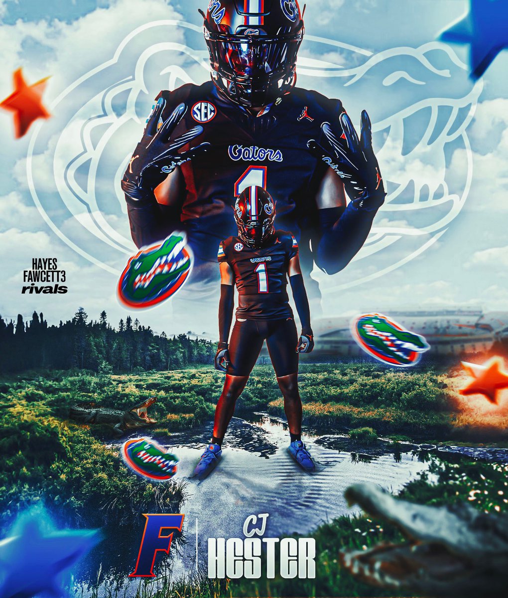 BREAKING: Four-Star CB CJ Hester has committed to Florida 🐊 

Hester is a 6-1 CB from Cocoa, FL 👀

Gator boys stay hot 🔥