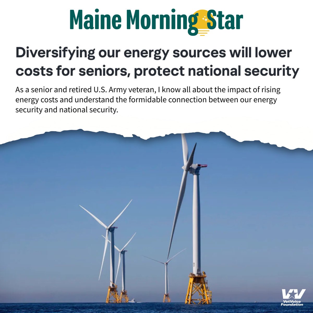VetVoiceFound's tweet image. Important OpEd by Col. (Ret.) Steve Ball:

“As a senior and retired U.S. Army veteran, I know all about the impact of rising energy costs and understand the formidable connection between our energy security and national security.” 

READ MORE: yahoo.com/news/diversify…