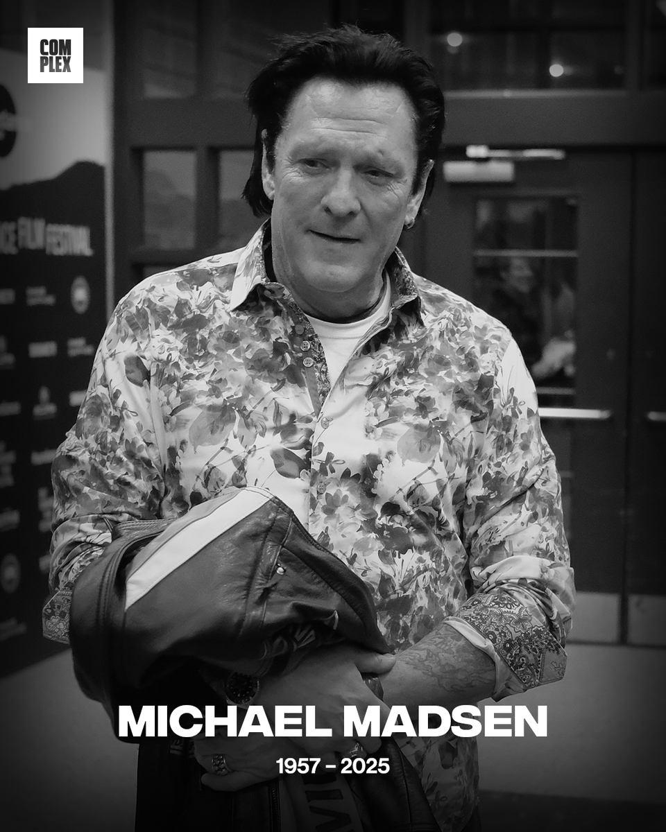 ComplexPop's tweet photo. Michael Madsen has passed away at the age of 67.

May He Rest in Peace. 🕊️ https://t.co/S6fbJLn6Zk
