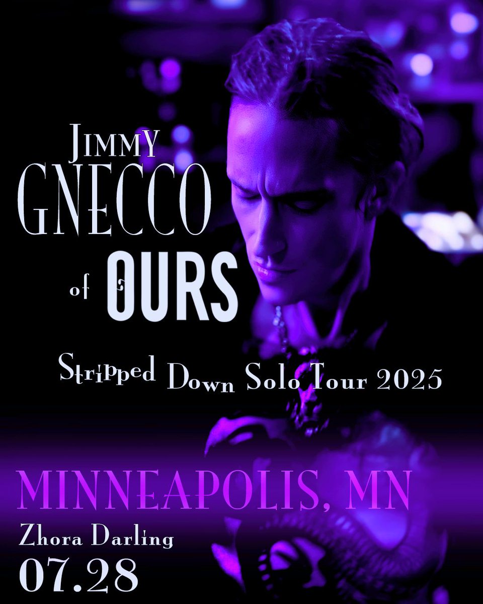 Minneapolis!!

July 28th at Zhora Darling.

dice.fm/event/53nqkw-j…