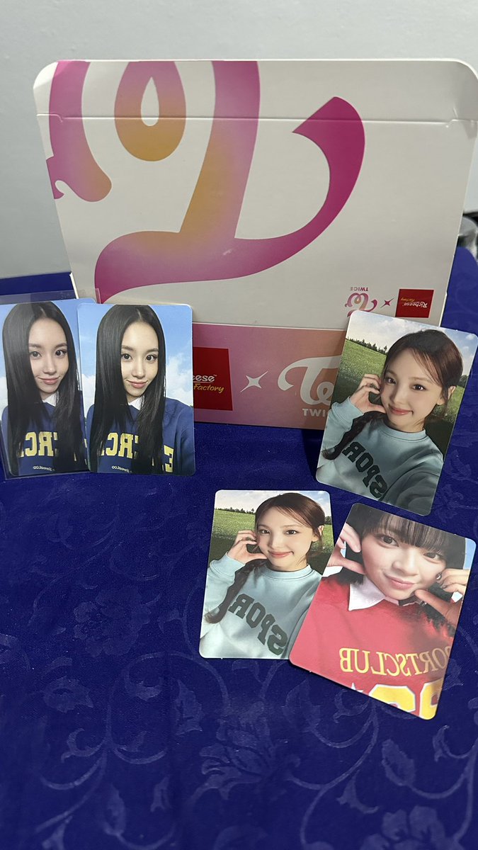 hey_casp's tweet photo. WTS !!
photocard #RicheeseFactoryxTWICE 

shopee gratis ongkirrr dan bisa bayar COD!!

https://t.co/UQYYGHi5VO

#TWICE #ONCE #twicexricheese https://t.co/Wns4YvWS7B