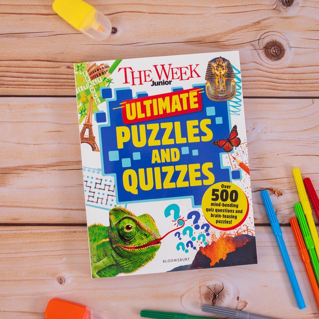 Bloomsbury Kids & YA UK (@kidsbloomsbury) on Twitter photo 🧩New summer holiday quiz book out today!
The Week Junior Ultimate Puzzles and Quizzes by <a href="/theweekjunior/">The Week Junior</a> 🧩New summer holiday quiz book out today!
The Week Junior Ultimate Puzzles and Quizzes by <a href="/theweekjunior/">The Week Junior</a>