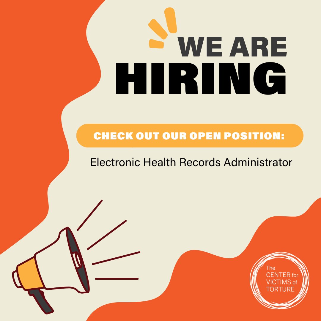 CVTorg's tweet image. We’re hiring! We seek an Electronic Health Records Administrator to oversee the Electronic Health Records (EHR) system, supervise key administrative and billing staff, ensure compliance with regulatory and funder requirements, and collaborate internally to maximize data…
