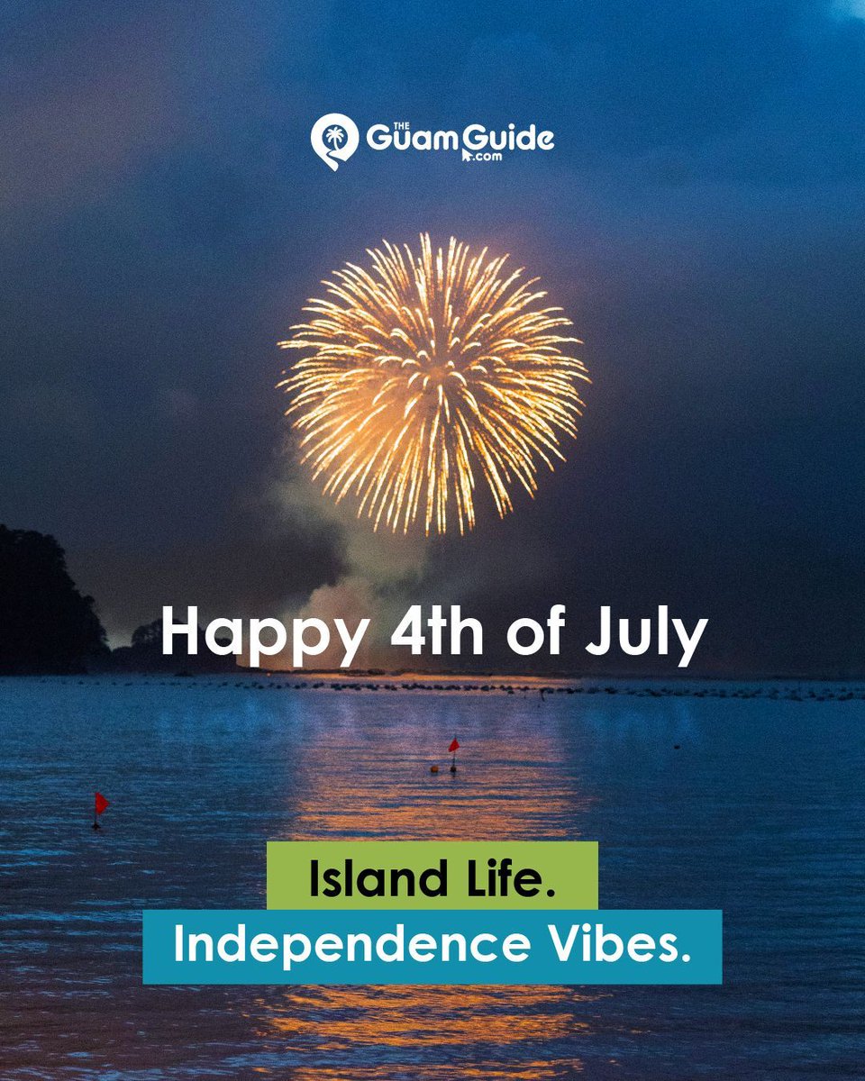 TheGuamGuide's tweet photo. Fireworks, fiesta plates, and family by the beach. On Guam, the 4th of July is island style—chill, grateful, and grounded. 

 #FourthOfJulyOnGuam #TheGuamGuide https://t.co/V9IEz8LUvq