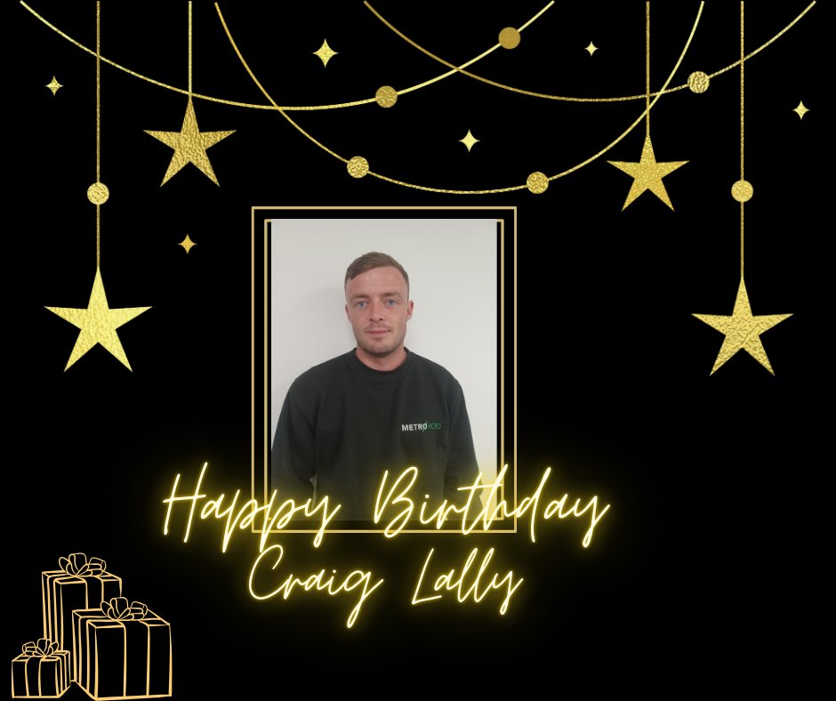 Happy Birthday Craig Lally 🎉 🥂