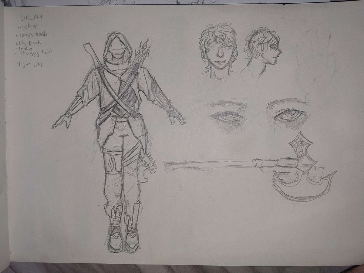 himself4415's tweet photo. I also did some Deer Blood character design sketches :D #chbb25 #dreamfanart #technobladefanart #philzafanart https://t.co/6PaUwuV7bw