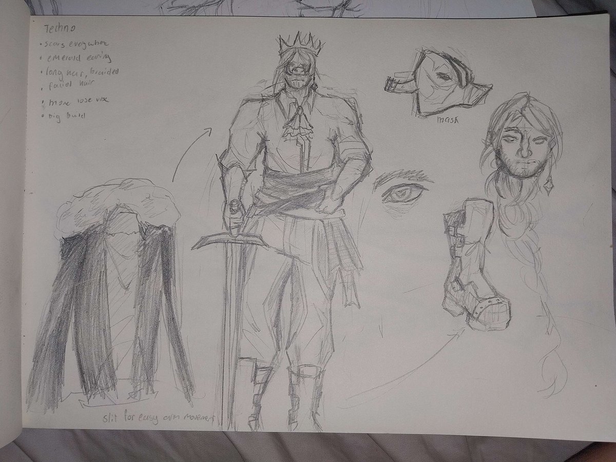 himself4415's tweet photo. I also did some Deer Blood character design sketches :D #chbb25 #dreamfanart #technobladefanart #philzafanart https://t.co/6PaUwuV7bw