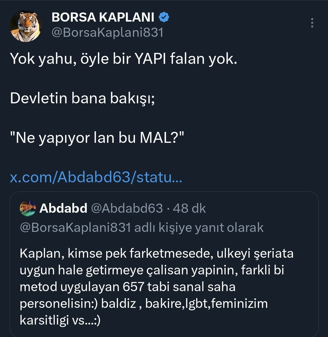 Yapıştır kaplanım, biz gene güleriz.