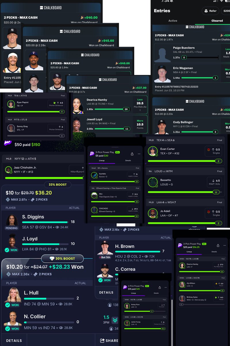 Horegeepicks's tweet photo. @pickfinderapp  has helped me find all these + TONS MORE they just didn’t fit ❤️‍🔥📈  shits a cheat code with how easy it is to maneuver 📲 NOTICED A BIG difference with my hit rate after getting this ‼️ join da cord to lvl up w. Me ⚠️ https://t.co/RTodxGpmYr #WNBA #bettingpicks https://t.co/XHnGLnDAnX